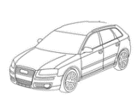 Malvorlage Audi kostenlos 1