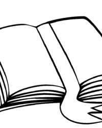 Malvorlage Buch kostenlos 2