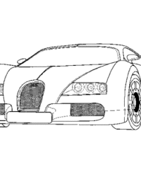 Malvorlage Bugatti kostenlos 1