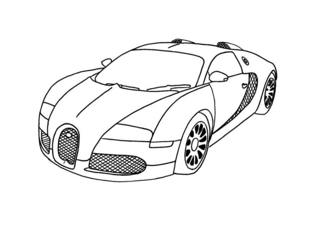 Malvorlage Bugatti kostenlos 2