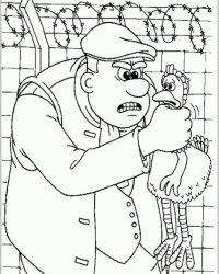 Malvorlage Chicken Run kostenlos 1