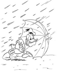 Malvorlage Donald Duck kostenlos 1