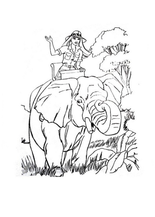 ausmalbilder zum drucken malvorlage elefant kostenlos 1