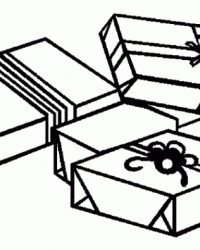 Malvorlage Geschenk kostenlos 3