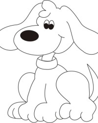 Malvorlage Hund kostenlos 2
