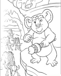 Malvorlage Koala kostenlos 1