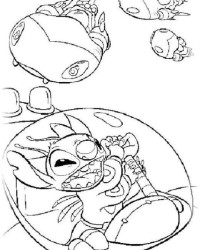Malvorlage Lilo und Stitch kostenlos 2