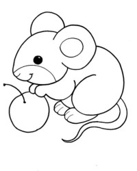 Malvorlage Maus kostenlos 2