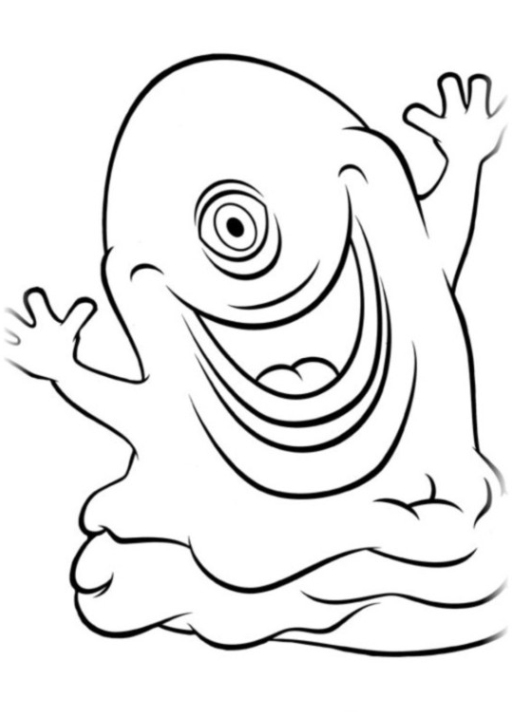 Ausmalbilder zum Drucken Malvorlage Monsters vs. Aliens