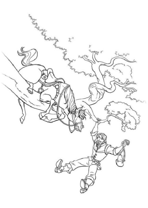 Ausmalbilder zum Drucken Malvorlage Rapunzel Neu