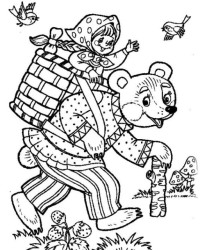 Malvorlage Russische Märchen kostenlos 1