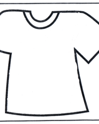 Malvorlage T-Shirt kostenlos 1