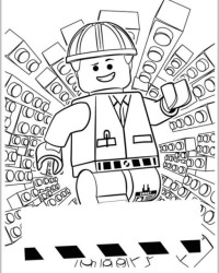 Malvorlage The LEGO Movie kostenlos 1