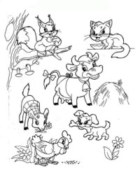 Malvorlage Tiere kostenlos 3