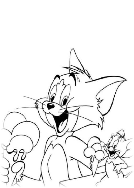 Malvorlage Tom und Jerry kostenlos 2