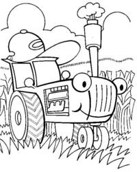 Malvorlage Traktor kostenlos 2