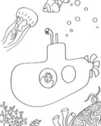 Malvorlage U-boot kostenlos 2