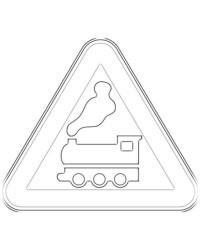 Malvorlage Verkehrszeichen kostenlos 1