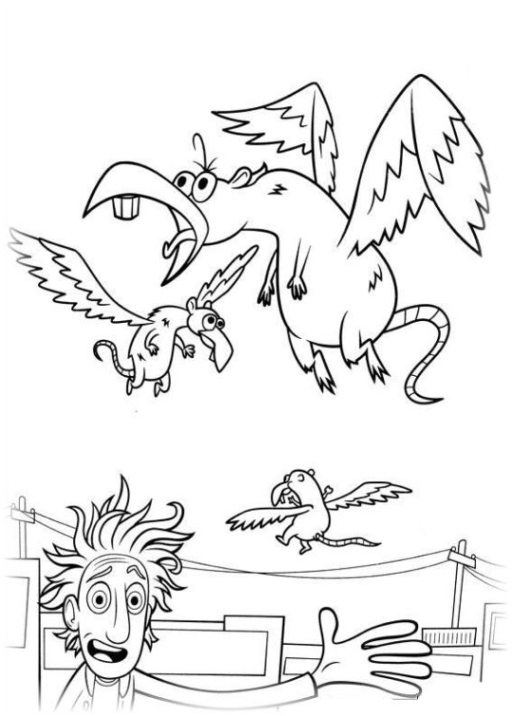 Ausmalbilder zum Drucken Malvorlage Wolkig mit Aussicht