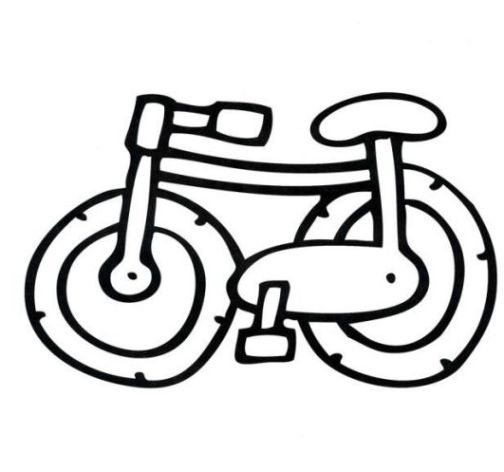 ausmalbilder zum drucken malvorlage fahrrad kostenlos 3