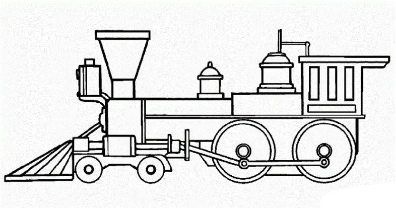 ausmalbilder zum drucken malvorlage dampflokomotive